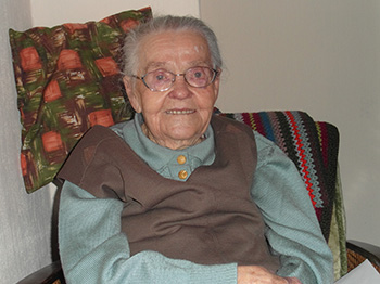 Berta Ramseger wird 99