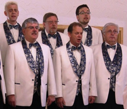 Gesangsgruppe Conbrios am ersten Dezember in Oberwambach
