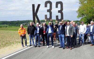 Kreisstraße K 33 zwischen Oberwambach und Rodenbach wurde offiziell für den Verkehr frei gegeben