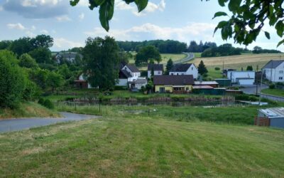 Schöne Ansichten von unserem Dorf Oberwambach und ein Hohlweg